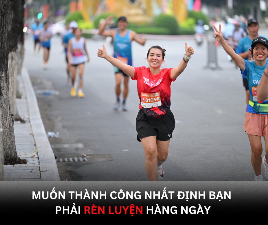 Nguyễn Thị Thu hoàn thành 21km marathon minh chứng kỷ luật cá nhân